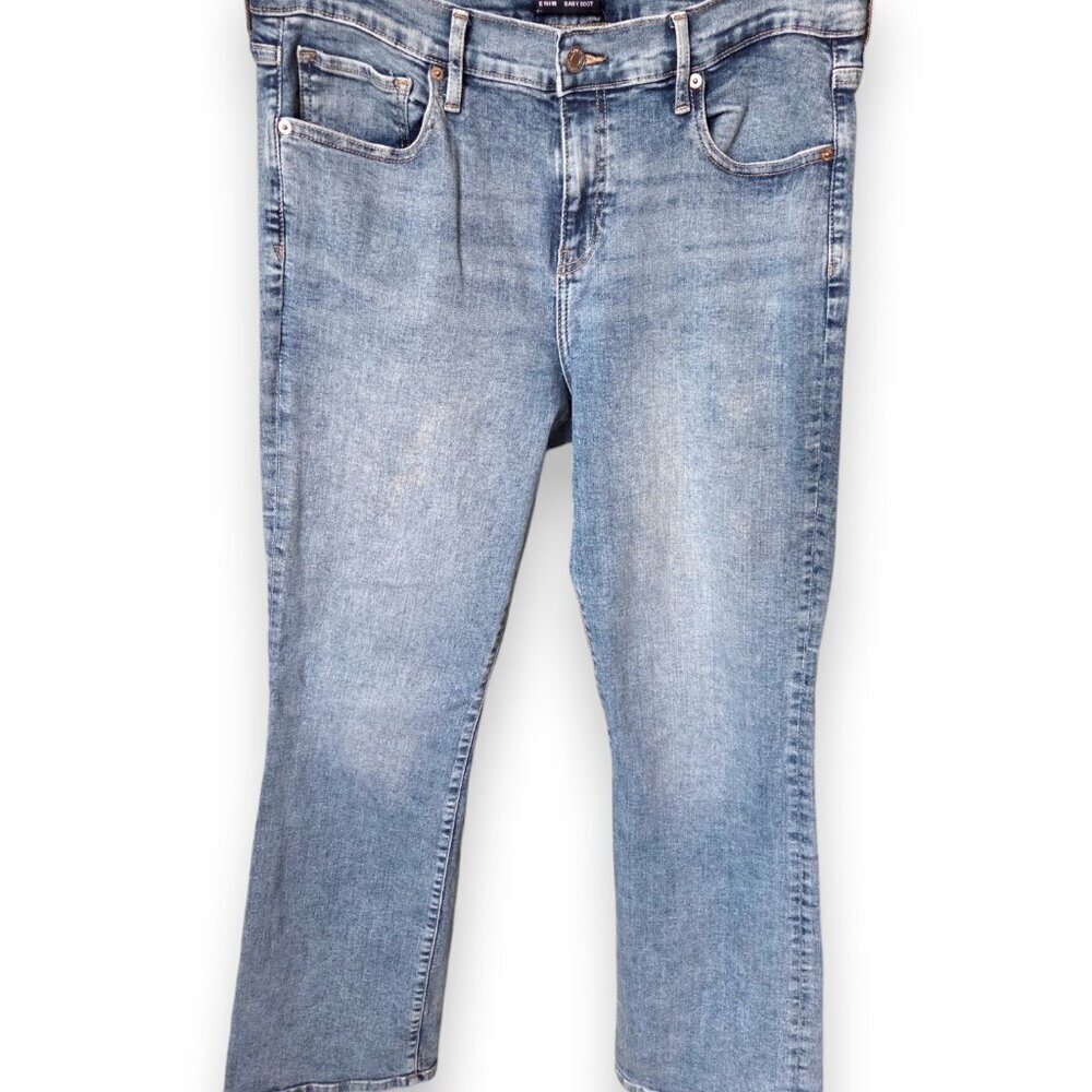 Gap Baby Boot Mid Rise Jeans Size 14 / 32R - Medium Wash Stretch